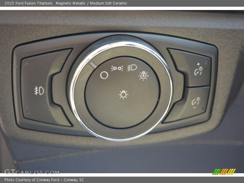 Magnetic Metallic / Medium Soft Ceramic 2015 Ford Fusion Titanium