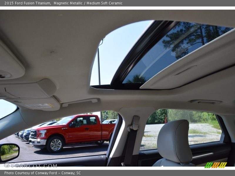 Magnetic Metallic / Medium Soft Ceramic 2015 Ford Fusion Titanium