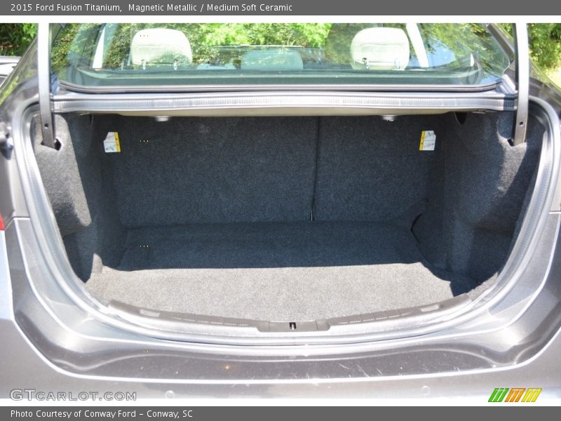 Magnetic Metallic / Medium Soft Ceramic 2015 Ford Fusion Titanium