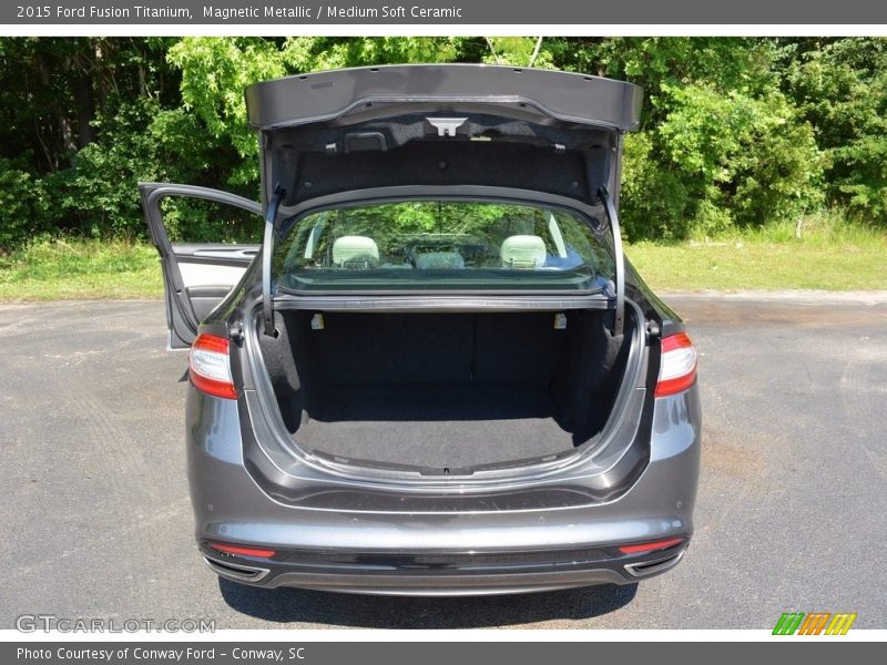 Magnetic Metallic / Medium Soft Ceramic 2015 Ford Fusion Titanium