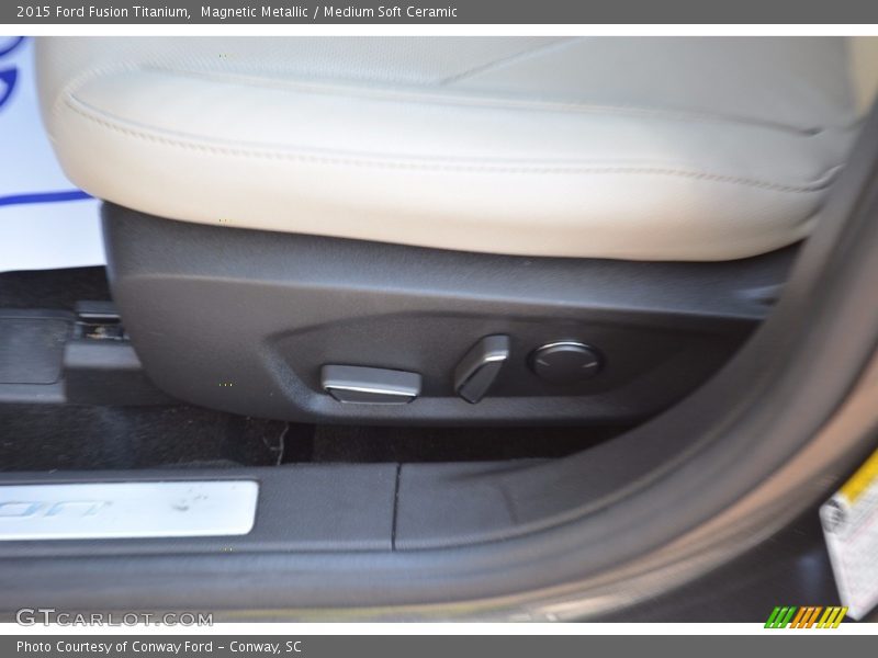 Magnetic Metallic / Medium Soft Ceramic 2015 Ford Fusion Titanium