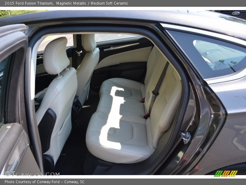 Magnetic Metallic / Medium Soft Ceramic 2015 Ford Fusion Titanium