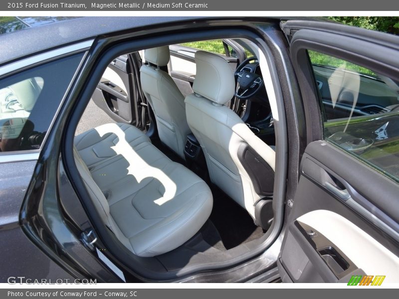 Magnetic Metallic / Medium Soft Ceramic 2015 Ford Fusion Titanium