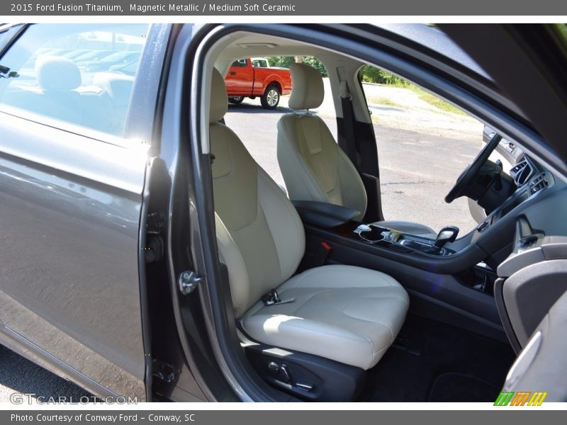 Magnetic Metallic / Medium Soft Ceramic 2015 Ford Fusion Titanium