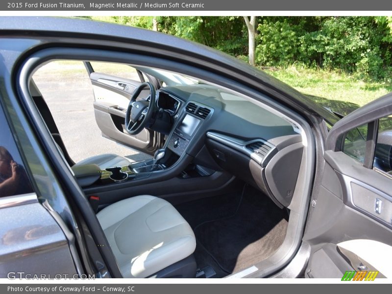 Magnetic Metallic / Medium Soft Ceramic 2015 Ford Fusion Titanium