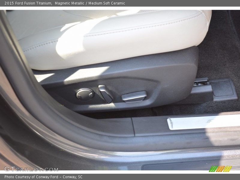 Magnetic Metallic / Medium Soft Ceramic 2015 Ford Fusion Titanium