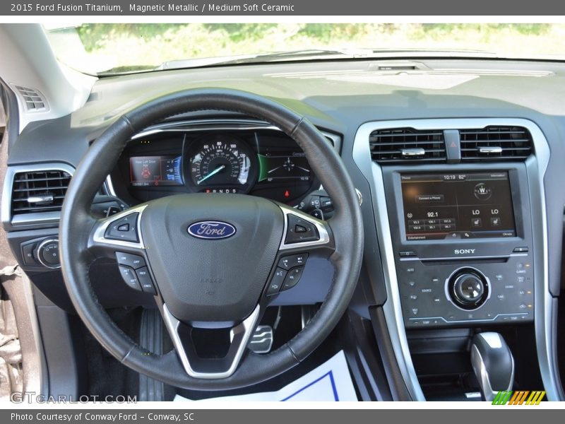 Magnetic Metallic / Medium Soft Ceramic 2015 Ford Fusion Titanium