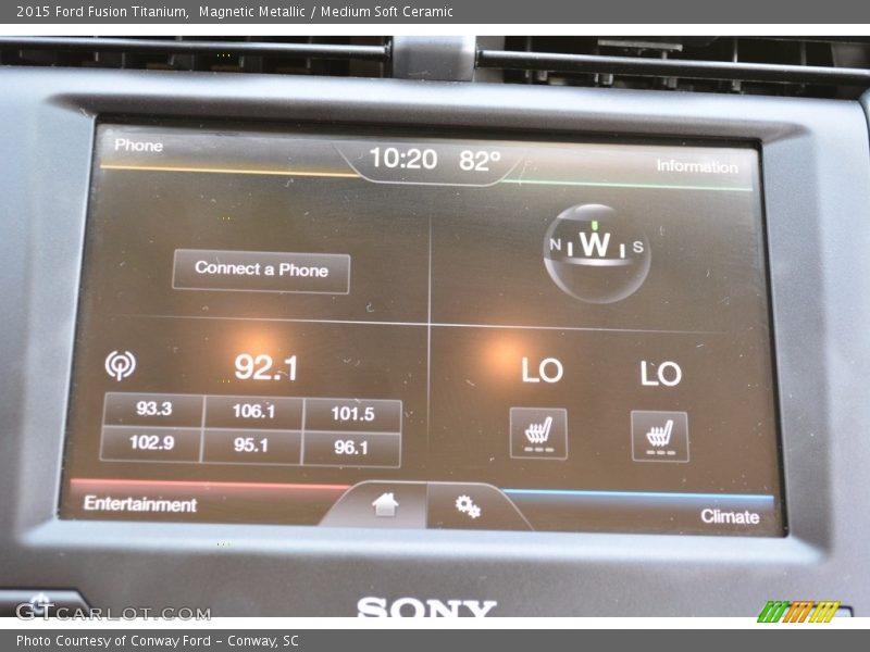 Magnetic Metallic / Medium Soft Ceramic 2015 Ford Fusion Titanium