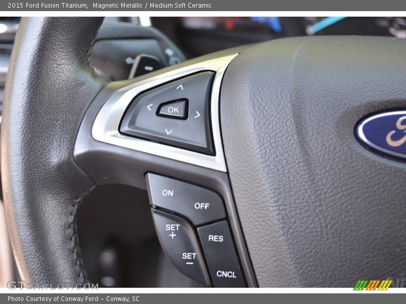 Magnetic Metallic / Medium Soft Ceramic 2015 Ford Fusion Titanium