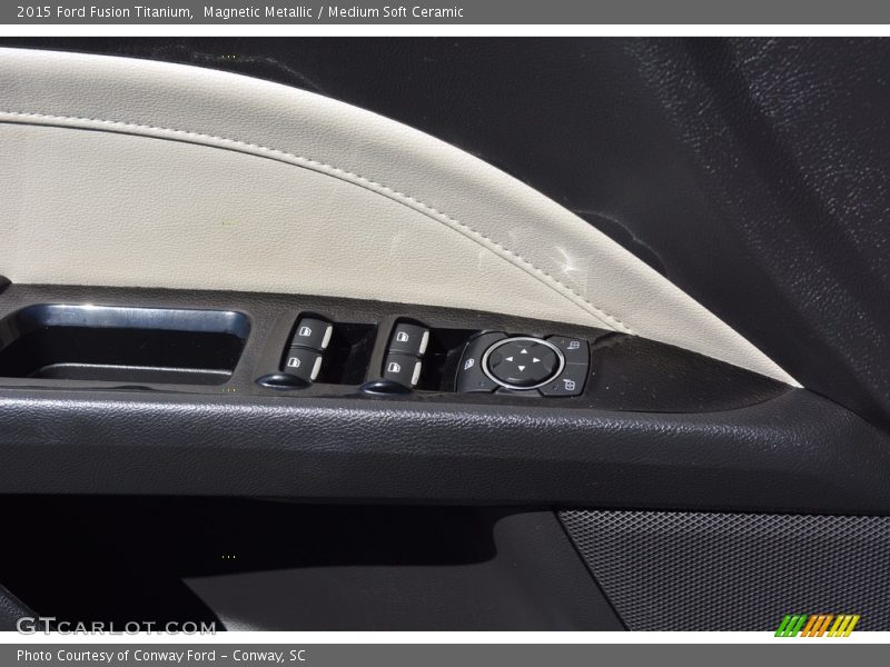 Magnetic Metallic / Medium Soft Ceramic 2015 Ford Fusion Titanium
