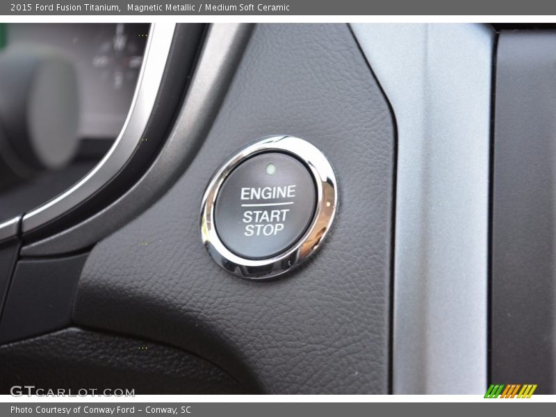 Magnetic Metallic / Medium Soft Ceramic 2015 Ford Fusion Titanium