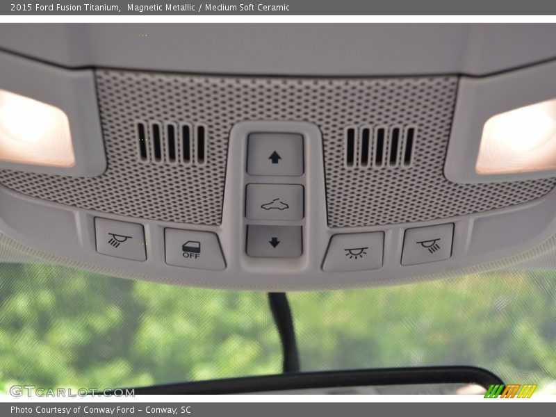 Magnetic Metallic / Medium Soft Ceramic 2015 Ford Fusion Titanium