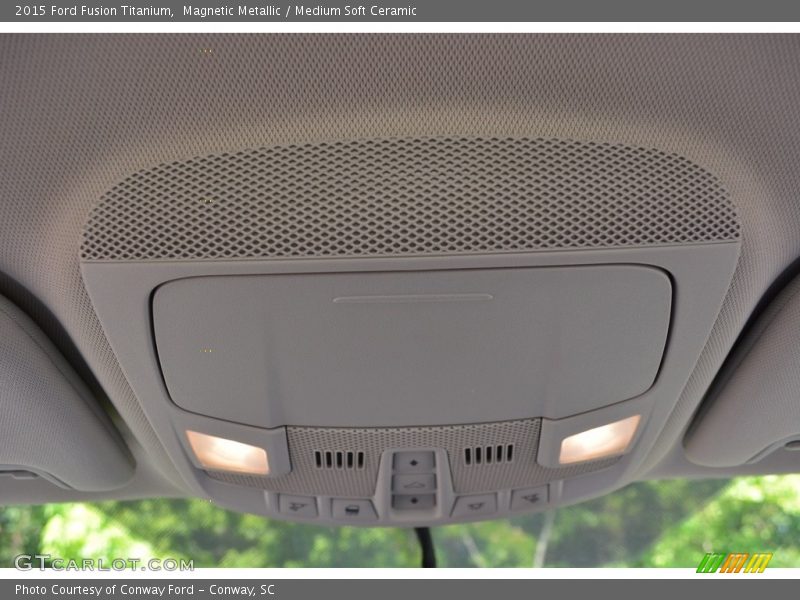 Magnetic Metallic / Medium Soft Ceramic 2015 Ford Fusion Titanium
