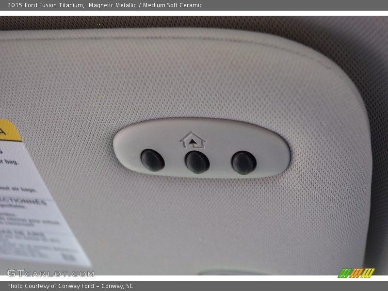 Magnetic Metallic / Medium Soft Ceramic 2015 Ford Fusion Titanium
