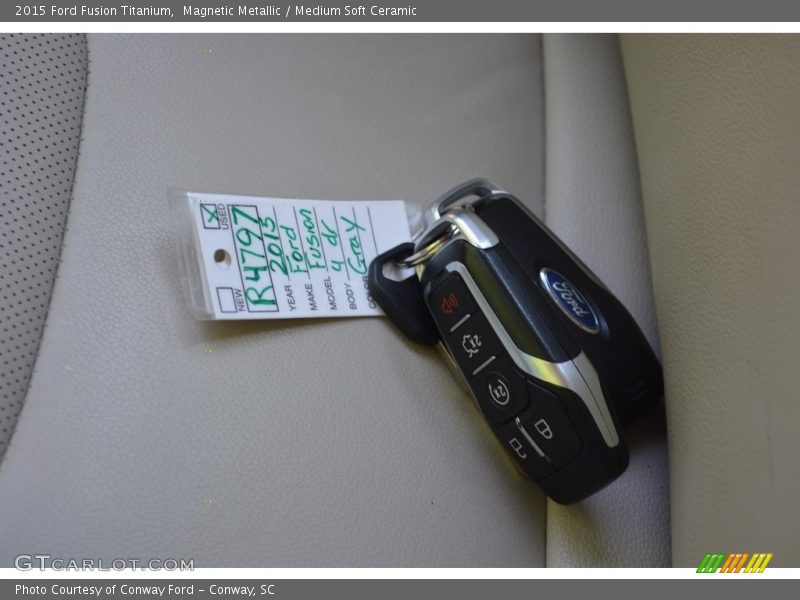 Magnetic Metallic / Medium Soft Ceramic 2015 Ford Fusion Titanium