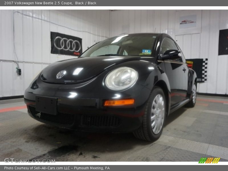 Black / Black 2007 Volkswagen New Beetle 2.5 Coupe