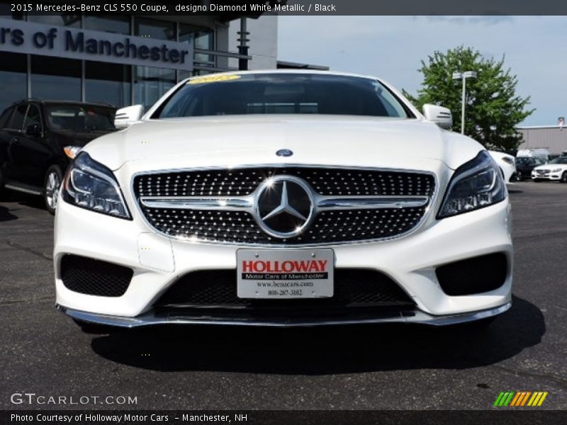 designo Diamond White Metallic / Black 2015 Mercedes-Benz CLS 550 Coupe