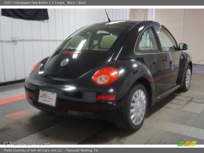 Black / Black 2007 Volkswagen New Beetle 2.5 Coupe