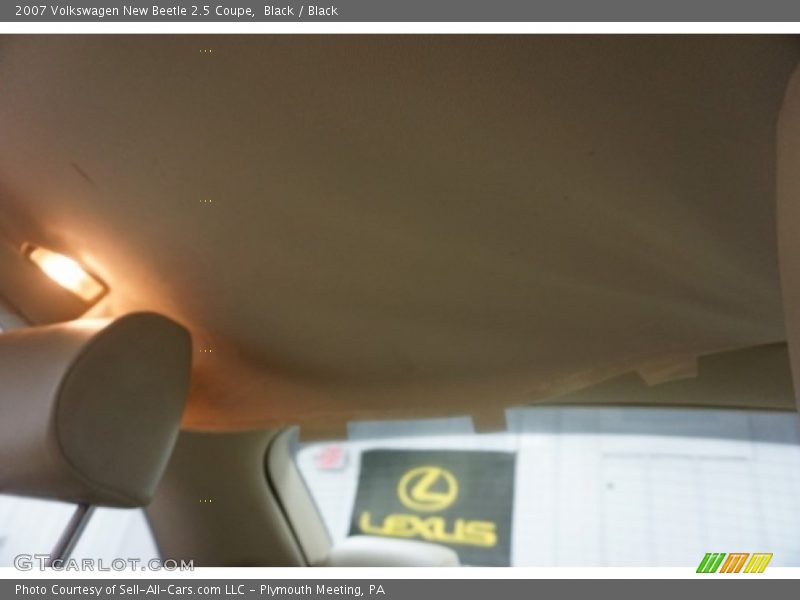 Black / Black 2007 Volkswagen New Beetle 2.5 Coupe