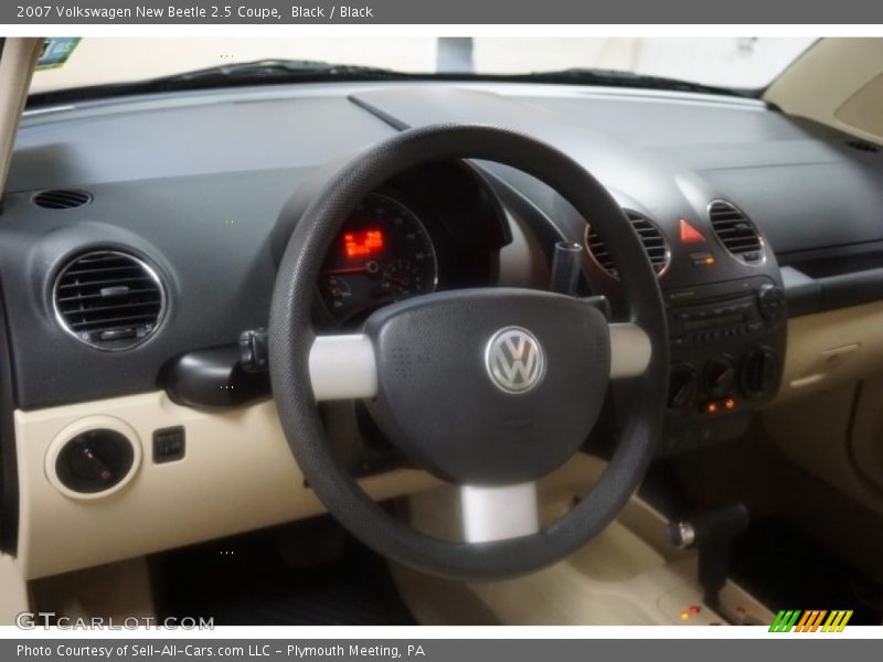 Black / Black 2007 Volkswagen New Beetle 2.5 Coupe