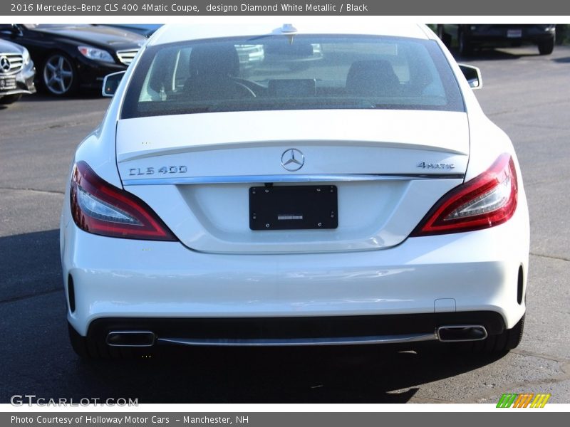 designo Diamond White Metallic / Black 2016 Mercedes-Benz CLS 400 4Matic Coupe