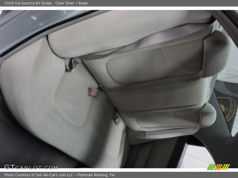 Clear Silver / Beige 2006 Kia Spectra EX Sedan