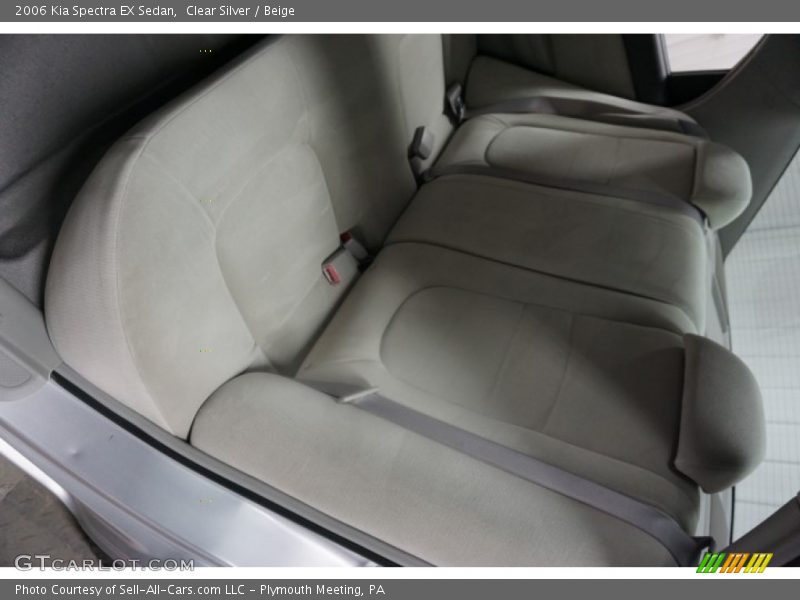 Clear Silver / Beige 2006 Kia Spectra EX Sedan