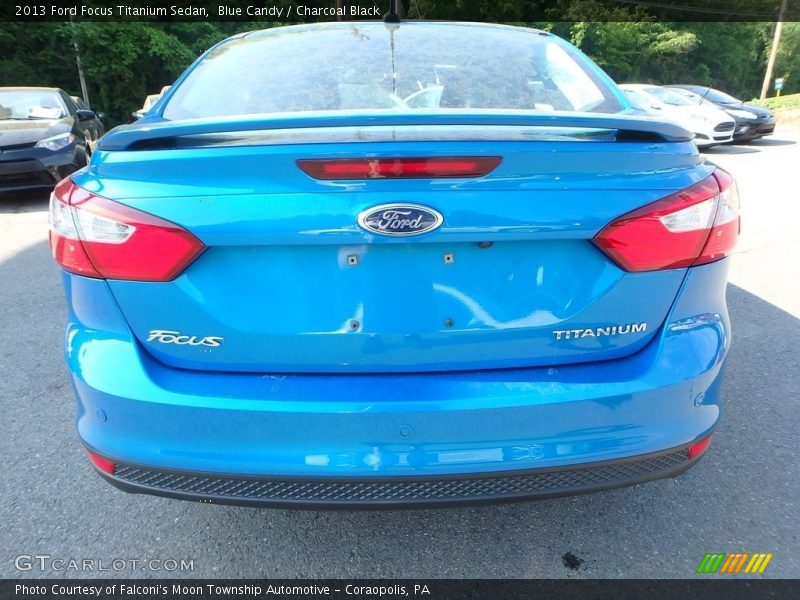 Blue Candy / Charcoal Black 2013 Ford Focus Titanium Sedan