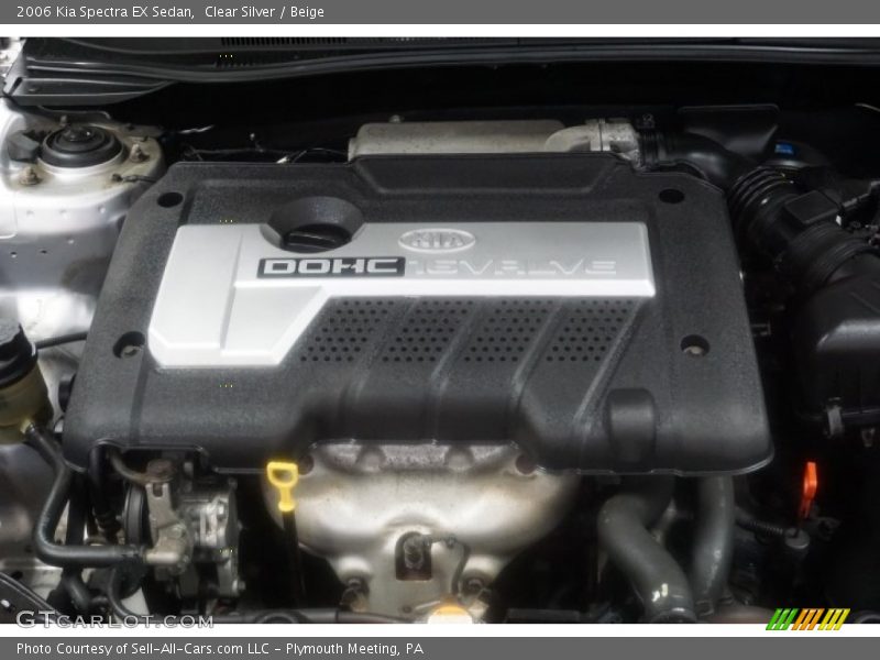 Clear Silver / Beige 2006 Kia Spectra EX Sedan