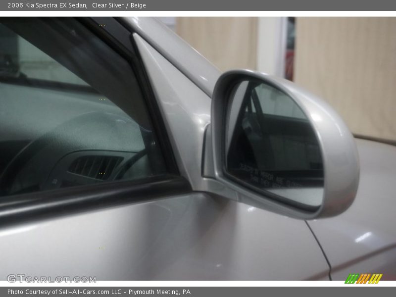 Clear Silver / Beige 2006 Kia Spectra EX Sedan