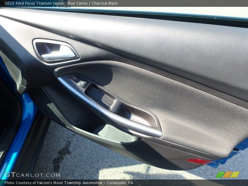 Blue Candy / Charcoal Black 2013 Ford Focus Titanium Sedan