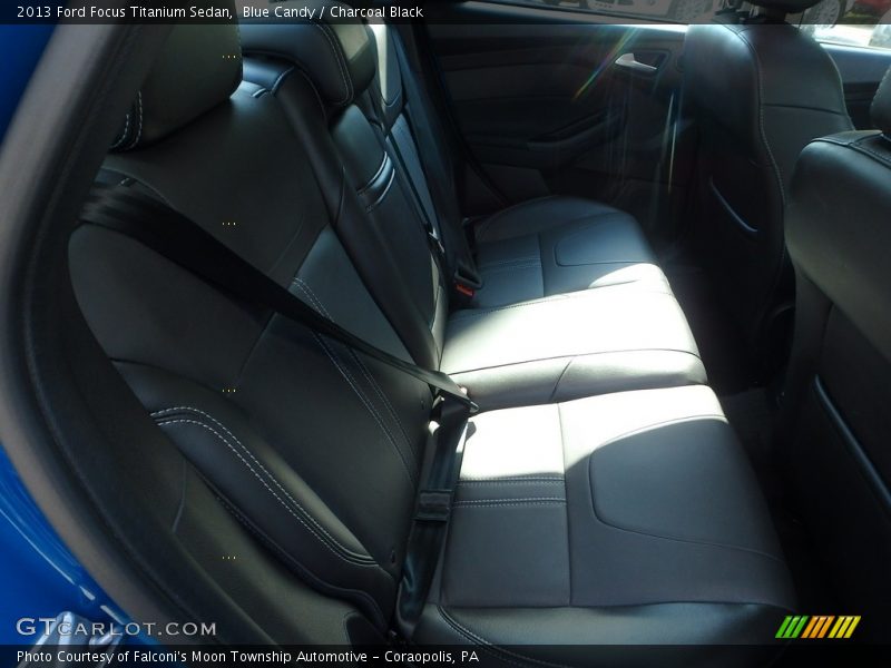 Blue Candy / Charcoal Black 2013 Ford Focus Titanium Sedan