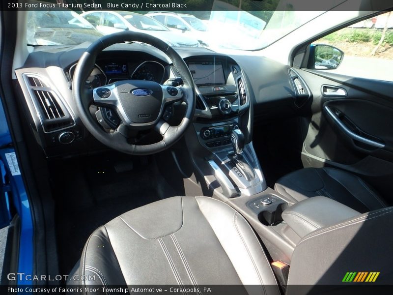 Blue Candy / Charcoal Black 2013 Ford Focus Titanium Sedan