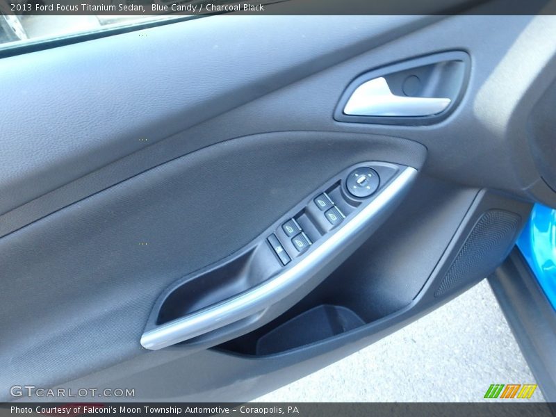 Blue Candy / Charcoal Black 2013 Ford Focus Titanium Sedan