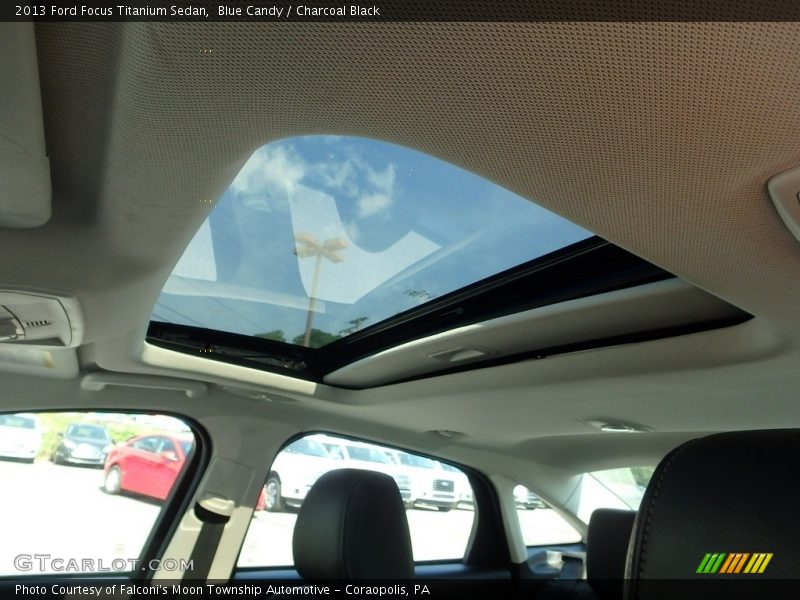 Blue Candy / Charcoal Black 2013 Ford Focus Titanium Sedan