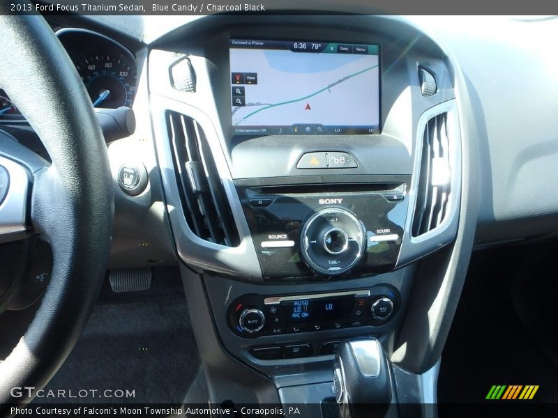Blue Candy / Charcoal Black 2013 Ford Focus Titanium Sedan