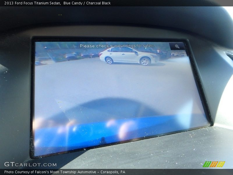 Blue Candy / Charcoal Black 2013 Ford Focus Titanium Sedan