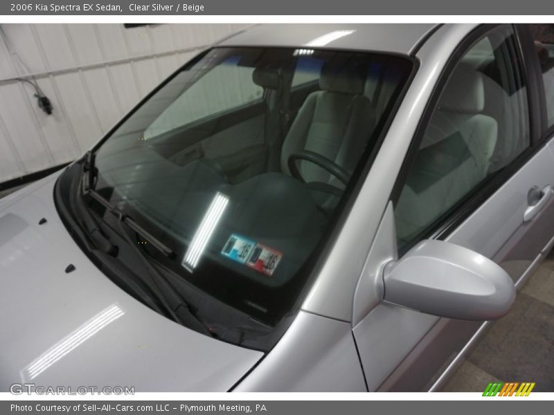 Clear Silver / Beige 2006 Kia Spectra EX Sedan