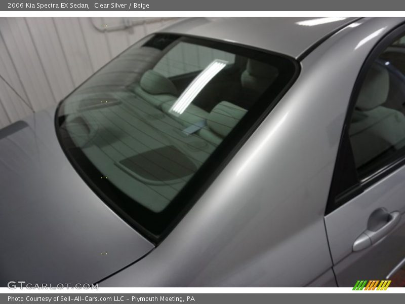 Clear Silver / Beige 2006 Kia Spectra EX Sedan