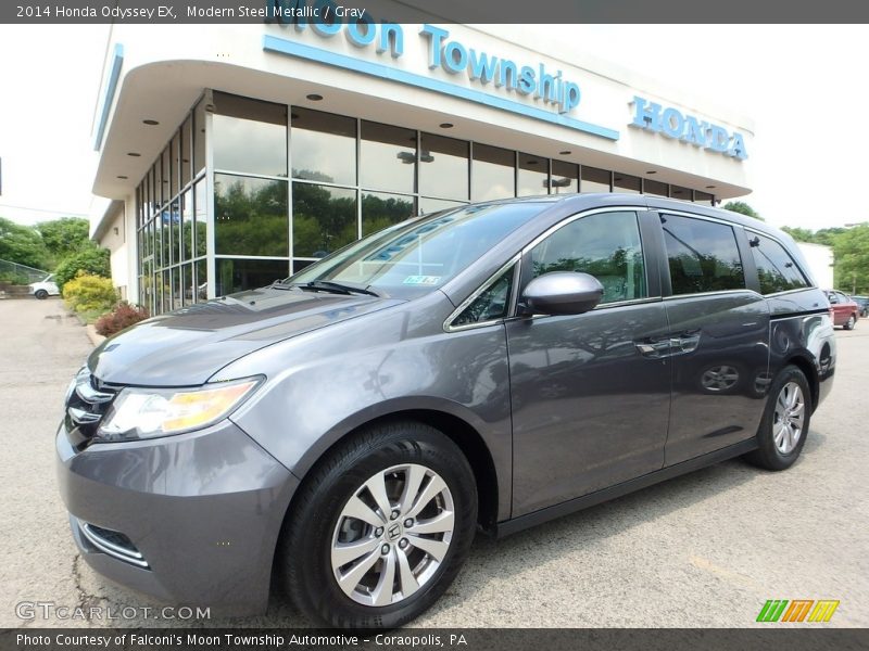Modern Steel Metallic / Gray 2014 Honda Odyssey EX
