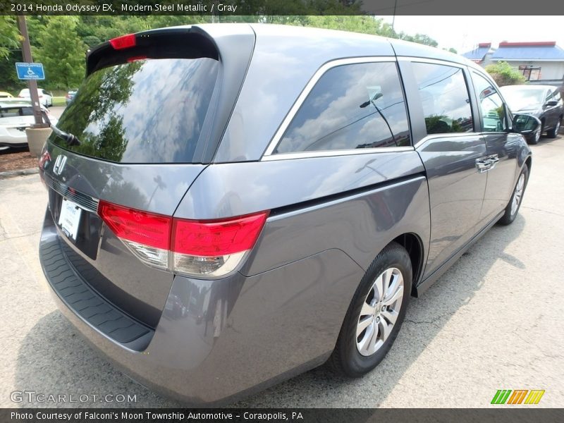 Modern Steel Metallic / Gray 2014 Honda Odyssey EX