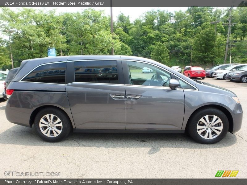 Modern Steel Metallic / Gray 2014 Honda Odyssey EX