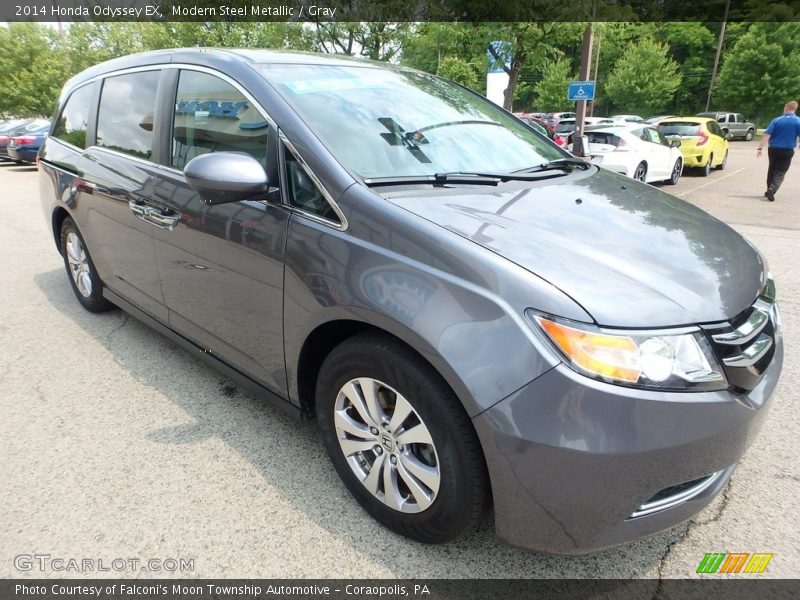 Modern Steel Metallic / Gray 2014 Honda Odyssey EX