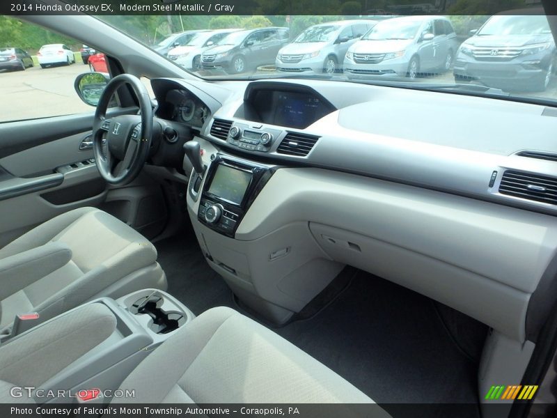 Modern Steel Metallic / Gray 2014 Honda Odyssey EX