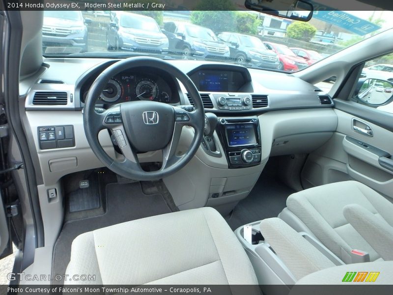 Modern Steel Metallic / Gray 2014 Honda Odyssey EX