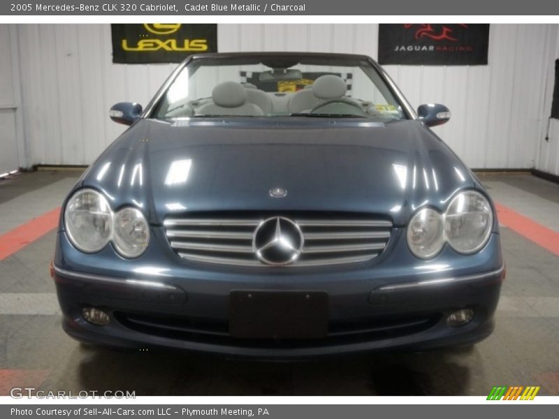 Cadet Blue Metallic / Charcoal 2005 Mercedes-Benz CLK 320 Cabriolet