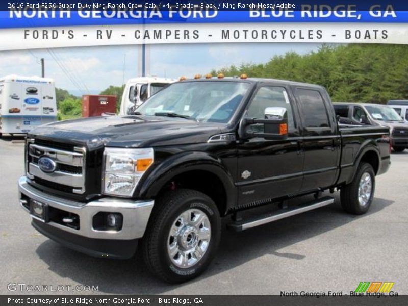 Shadow Black / King Ranch Mesa/Adobe 2016 Ford F250 Super Duty King Ranch Crew Cab 4x4