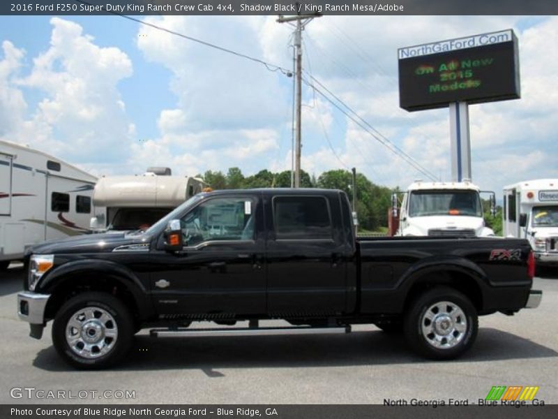 Shadow Black / King Ranch Mesa/Adobe 2016 Ford F250 Super Duty King Ranch Crew Cab 4x4