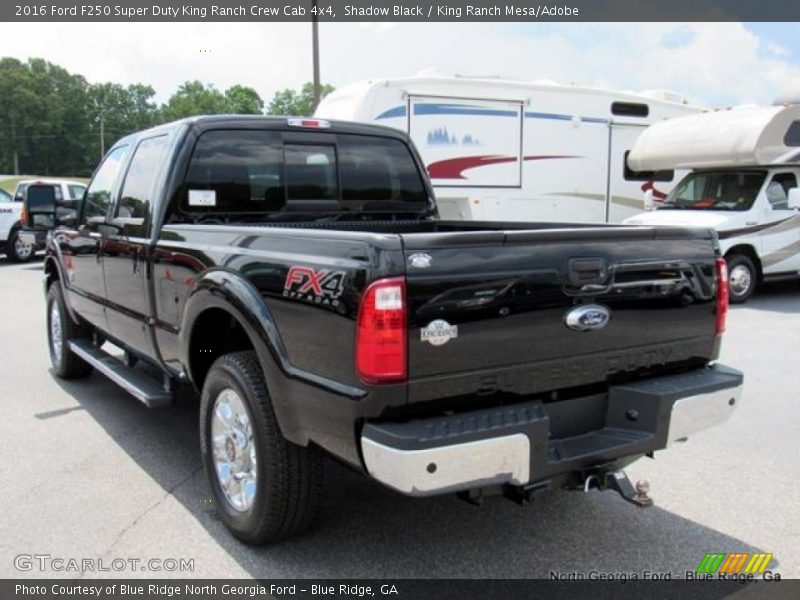 Shadow Black / King Ranch Mesa/Adobe 2016 Ford F250 Super Duty King Ranch Crew Cab 4x4