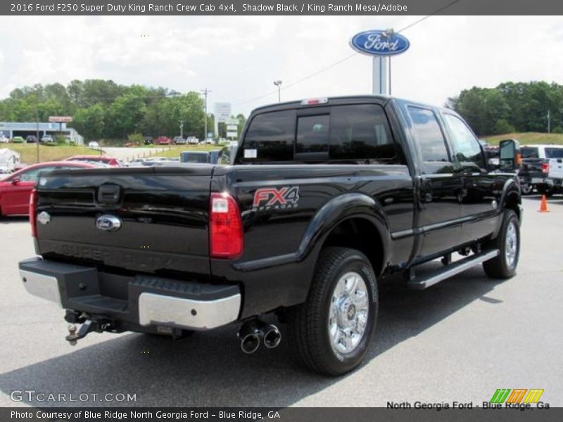 Shadow Black / King Ranch Mesa/Adobe 2016 Ford F250 Super Duty King Ranch Crew Cab 4x4
